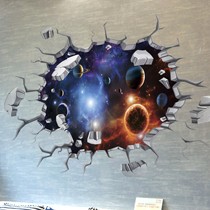 幼优乐3D动物立体墙贴，风景植物家用自粘地贴，瓷砖玻璃创意墙画