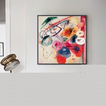 境泉艺术抽象画,室内墙壁悬挂装饰画,MM-1WK2614型号墙壁画