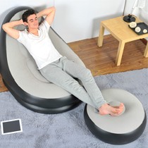 吉龙单人充气沙发床，双人休闲气垫简易懒人凳，型号JL037225N