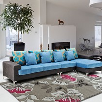 联邦家具客厅布艺转角沙发，可拆洗实木L型沙发，型号: GA033