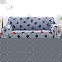 MK-SFJ系列印花防静电沙发巾，梦蔻简约现代法莱绒保暖沙发套