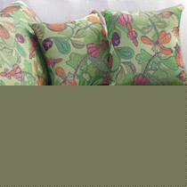 Ekelund北欧田园沙发垫，纯棉布艺沙发套，植物花卉彩虹织沙发垫