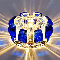 伦灯灯饰不锈钢航空铝射灯，奢华环保LED彩色客厅灯具， 型号：5730