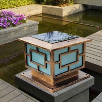 品味我家古典太阳能庭院灯，落地防水柱头灯，型号PW-ZTD3-9906