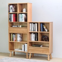 维莎ws0402日式组合书柜，简单精美实木书架，宜家环保书橱
