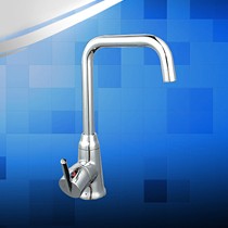 箭牌卫浴全铜龙头，厨房冷热水龙头，单把单孔可旋转型号: AE4502