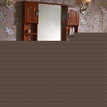 自然屹简约现代落地式浴室柜，双开门抽屉卫浴柜子，型号：251橡木色