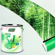 三棵树品牌净味配方墙面漆，哑光色环保内墙乳胶漆，型号SYI210