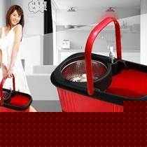 百家好世品牌双驱动旋转拖把，手压脱水环保拖把，型号bjhs1-0047