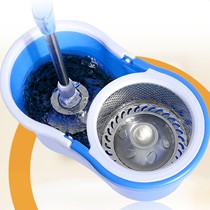 南极人品牌手压脱水的旋转拖把，双驱动的超细纤维拖把，型号001