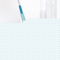 利快蓝色单驱动平板地拖，布艺家用易拧水洗拖把，型号：1000056710