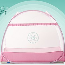 弗贝思U形宝宝用夏天蚊帐，带拉链防坠床婴儿床帐子