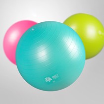 奥义彩色球形加厚瑜伽球，多功能磨砂防滑健身球，室内初学者舞蹈工具