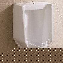 心海伽蓝防臭防堵小便器，自洁釉面纯白陶瓷小便池，型号WX263312