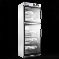 授冠者双门立式消毒碗柜，远红外线高效消毒保洁柜，超大容量定时消毒柜