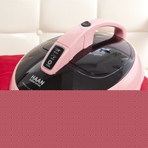 韩京姬黑色圆形家用除螨仪，手持式床上杀菌吸尘器，型号：VFC-5000