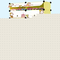 冠腾多层现代简约塑料鞋柜，卡通动漫儿童多功能组合鞋柜，型号: rt-xg