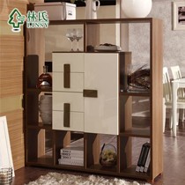 林氏品牌双面隔断玄关柜，创意效果门厅柜设计，型号: S113