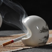 恒越陶瓷烟灰缸，欧式家居创意半边天烟灰缸，个性时尚车用烟灰缸