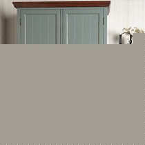 法贝瑞尔普林斯特系列地中海实木衣柜，桦木2门手工印花衣柜