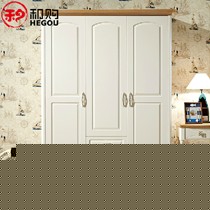 和购奢华水曲柳衣柜，地中海风情三门环保衣柜，型号: 162