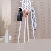 松悦堂品牌樟子松创意型衣帽架，宜家田园风格的全方位挂衣架，型号YMJ01