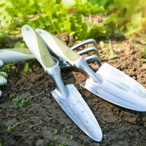 沃施铝合金园艺工具，种植铲三爪耙套装，栽花松土工具铲