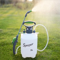 瑞普塑料压力喷雾器，5L农用手动浇花喷壶，气压式喷水壶园艺工具