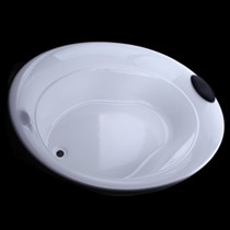 科勒1.5M嵌入式坚韧防滑耐污浴缸，高亮度亚克力浴池，K-1183T-0椭圆样式