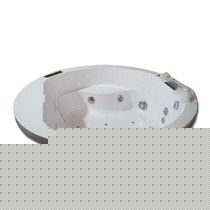 缘绿1515J亚克力材质1.5米圆形浴缸，双人泡澡按摩浴缸，简约造型时尚温馨