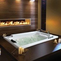 尚雷仕单人按摩浴缸，亚克力材质成人大浴缸，型号: SR5C017