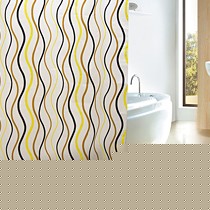 善庆品牌防水防霉的浴室挂帘，现代简约的环保浴帘，货号SQ-YL