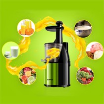 SUPOR/苏泊尔仿古无刀片家用原汁机，绿色一体式不锈钢果汁机