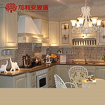 加利安品牌经典欧式复古整体橱柜，水曲柳实木门板橱柜，异域风情，环保健康，型号SQ04