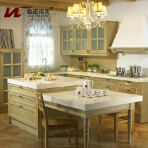 鑫诺伟天,质朴美式定制橱柜,雅致乡村实木整体柜,型号: WT-GM01