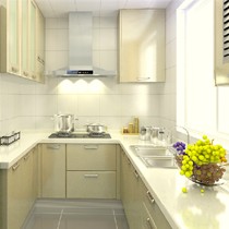 福佑欧式哑光烤漆刨花板整体橱柜，现代简约进口超E0级爱格箱体橱柜，型号格劳斯系列