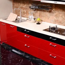 法兰帝不锈钢整体橱柜,一体焊接厨房柜套装，耐用防刮耐腐蚀厨房柜