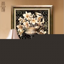 尚尚木莲复古印刷双框精裱装饰画，D151系列欧式抽象平面装饰画