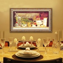 简一画廊欧式餐厅静物装饰画，平面哑光纸印刷带框挂画，货号: JY218