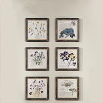 可立特家居花卉装饰画，木质植物壁画，客厅装饰画货号: DE5316A